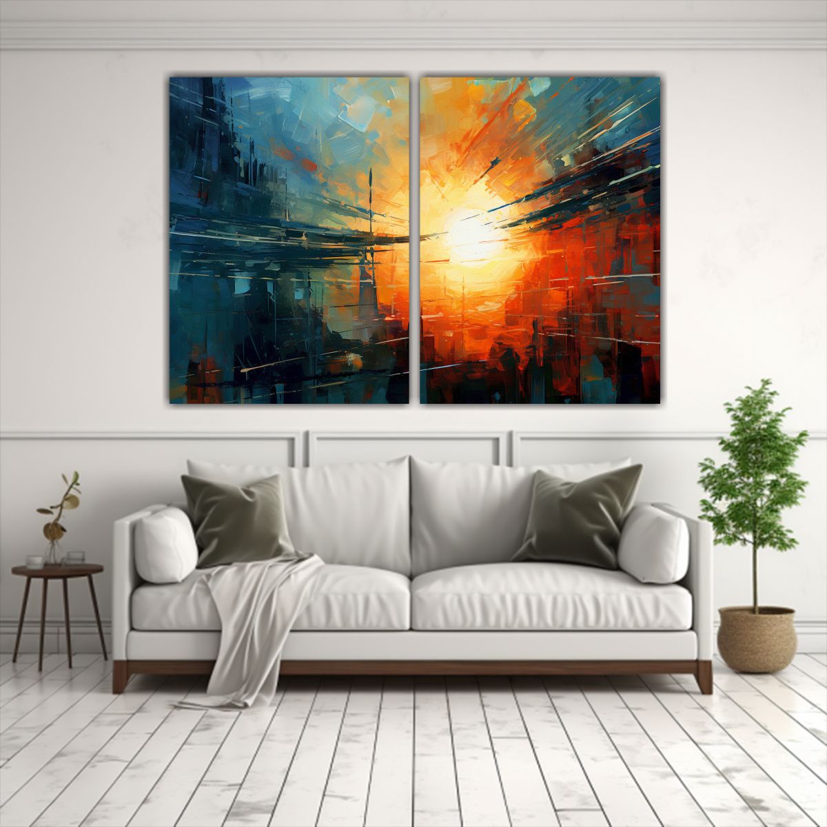 GENERICO - Cuadros Abstractos Estilo Stephen King Para 40x30 Cm