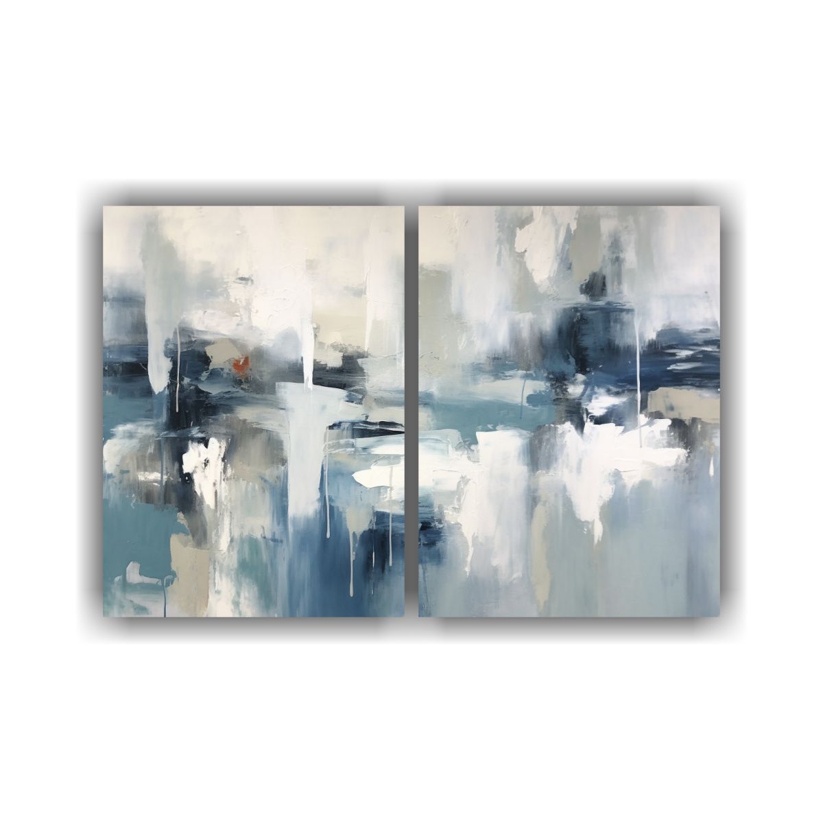 GENERICO - Pintura Abstracta Vanguardia Original Emoción 80x50 Cm