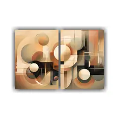 GENERICO - Cuadros Tela Impacto Visual Prism Abstracto 80x50 Cm