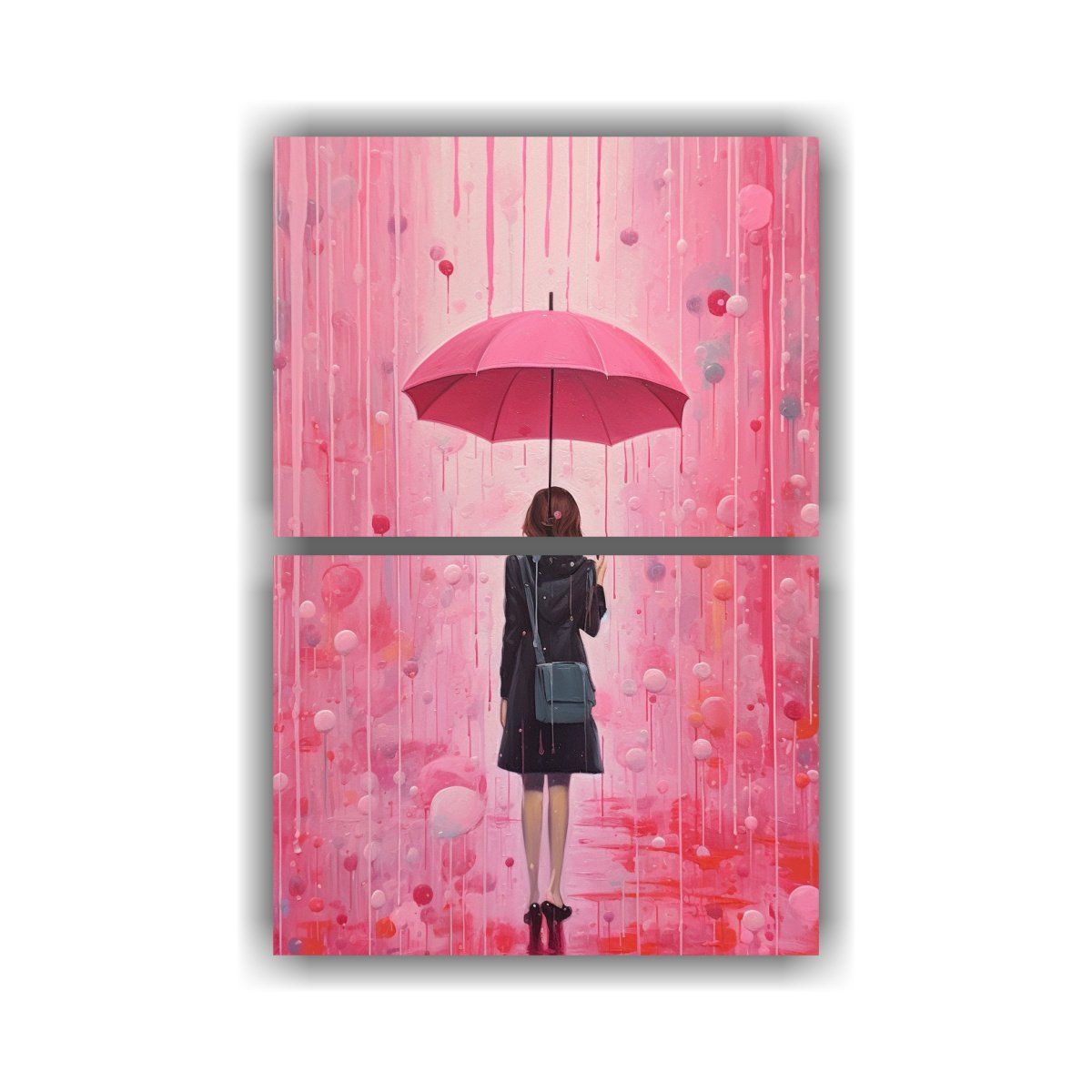 GENERICO - Conjunto De Telas En Bastidor Tonos Para Comedor 30x40 Cm