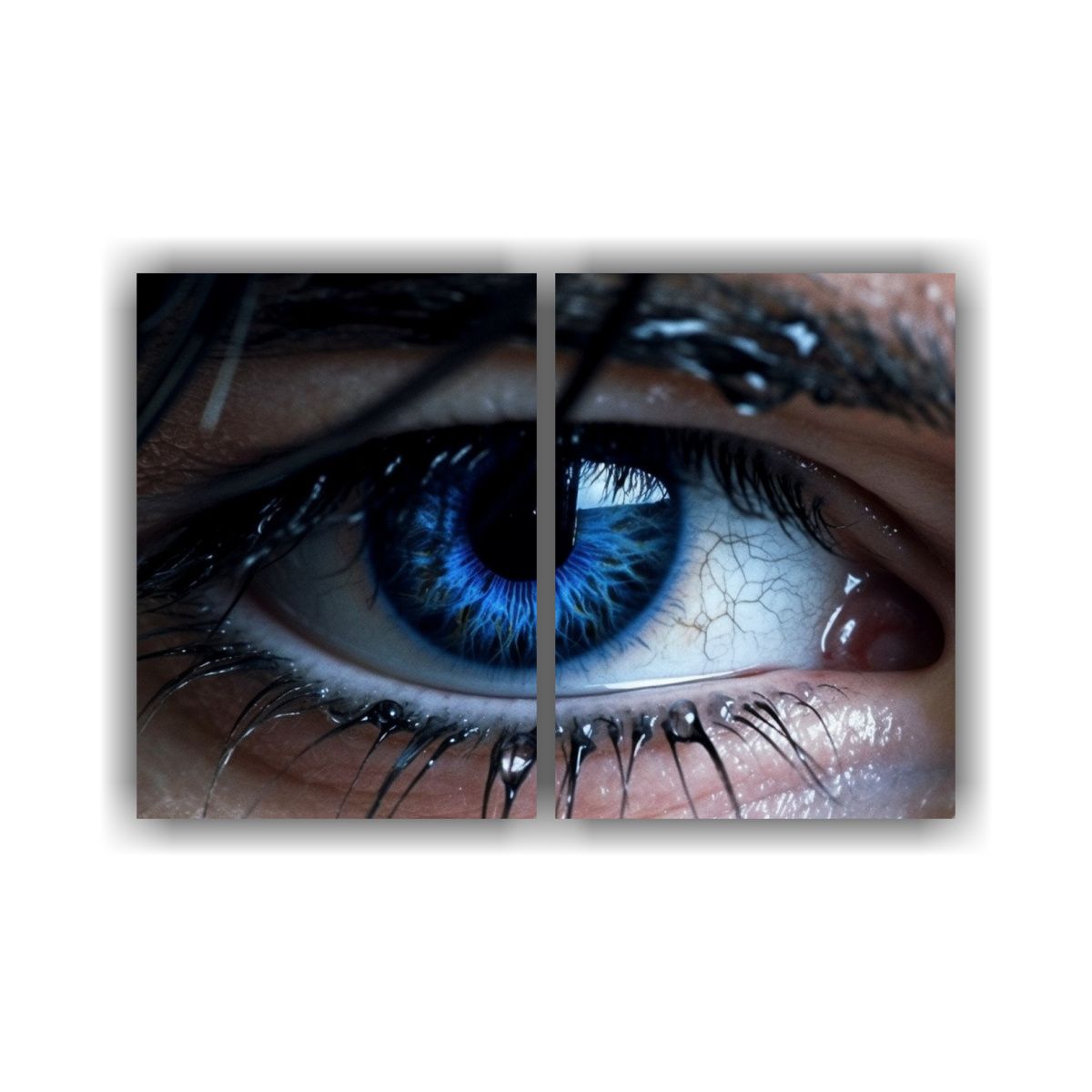 GENERICO - Artes Expresión Esencia Del Miedo Dolor Y 80x50 Cm