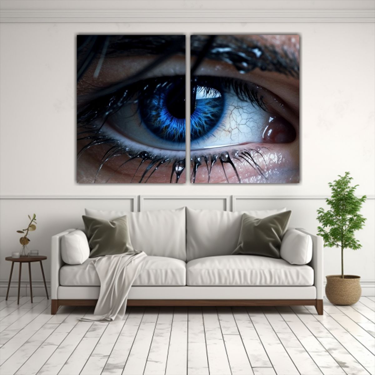 GENERICO - Artes Expresión Esencia Del Miedo Dolor Y 80x50 Cm