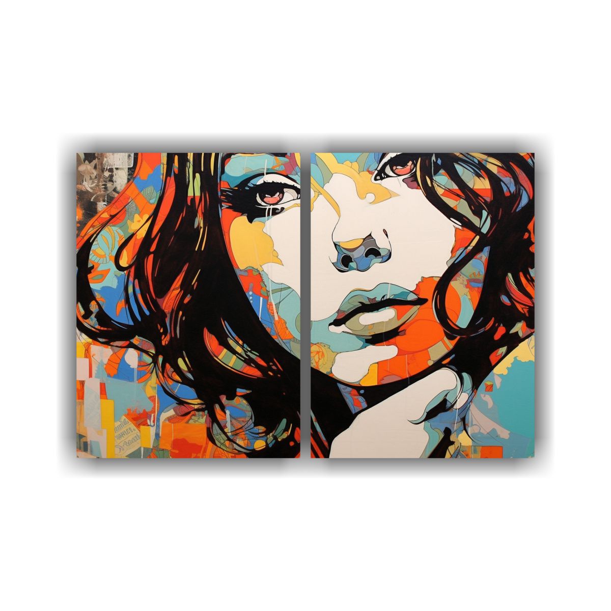 GENERICO - Pinturas Decorativas De Mujeres Hermosas En 80x50 Cm