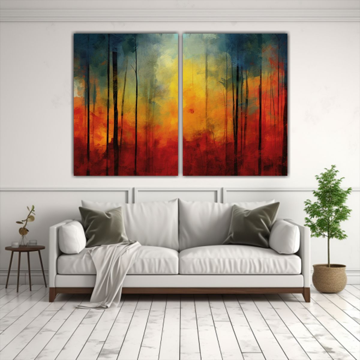 GENERICO - Pinturas Decorativas De Costa En Estilo Rothko 40x30 Cm