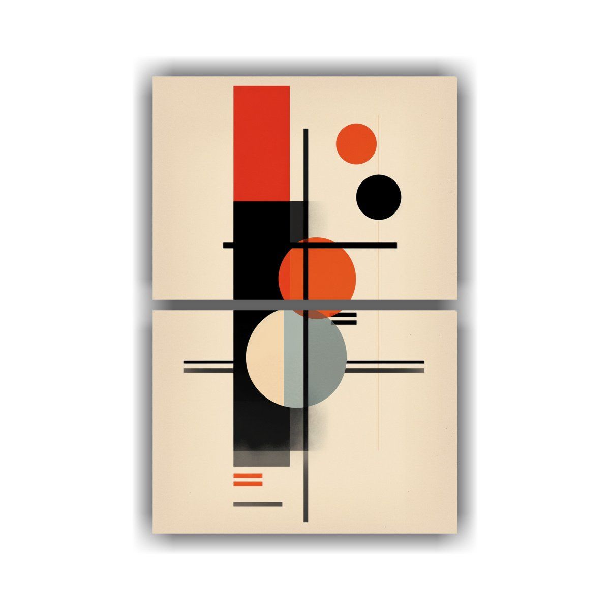 GENERICO - Conjunto 2 Cuadros Canvas Hermoso Majestuosas 30x40 Cm