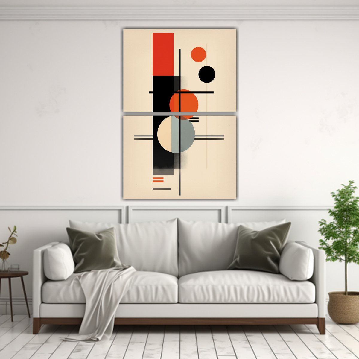 GENERICO - Conjunto 2 Cuadros Canvas Hermoso Majestuosas 30x40 Cm