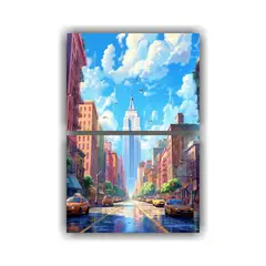 GENERICO - Cuadro Horizontal Bastidor De Madera 30x40 Cm