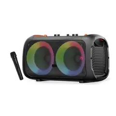 AUDIO PRO - Parlante Karaoke Bluetooth Con Control Bajos Rgb - PS