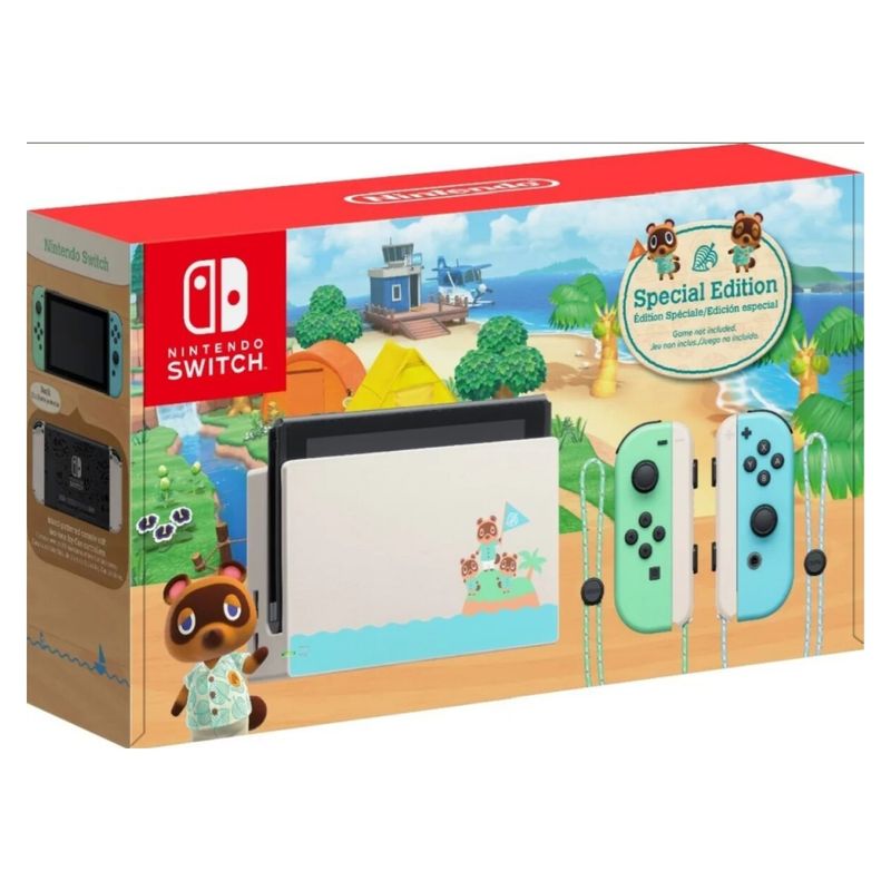 NINTENDO - Nintendo Switch Limited Animal Crossing Edition