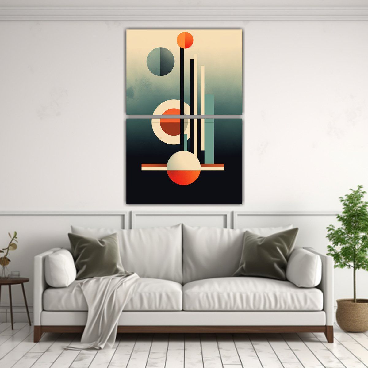 GENERICO - Cuadro Minimalista Para Habitación En Forma 30x40 Cm