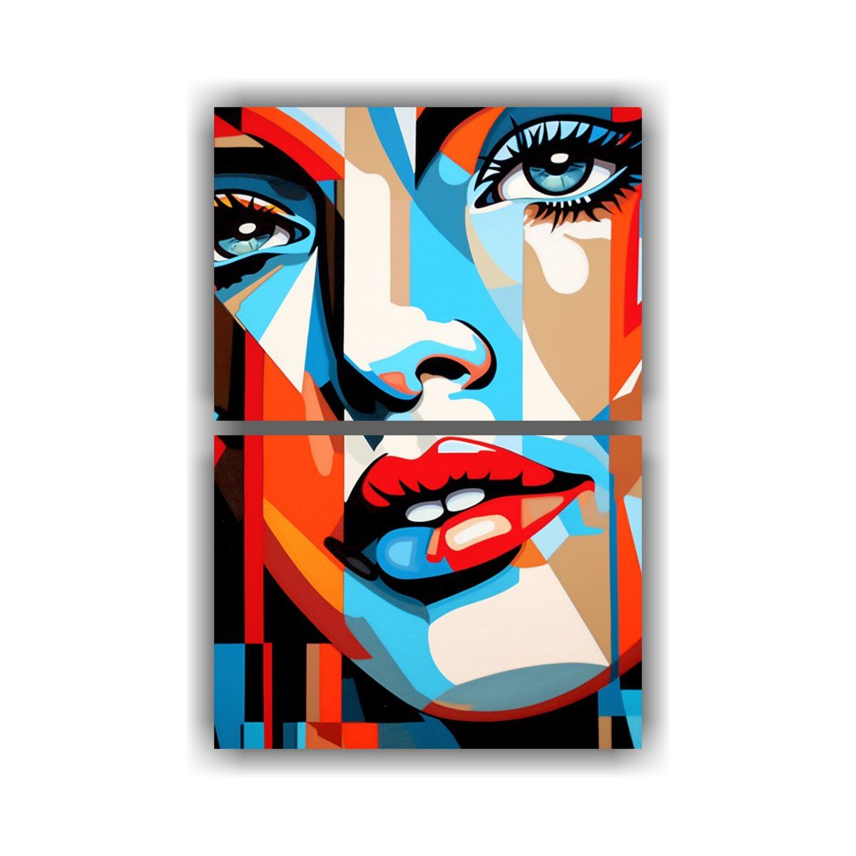 GENERICO - Pintura Acrílica Sobre Lienzo De Fantasía 30x40 Cm