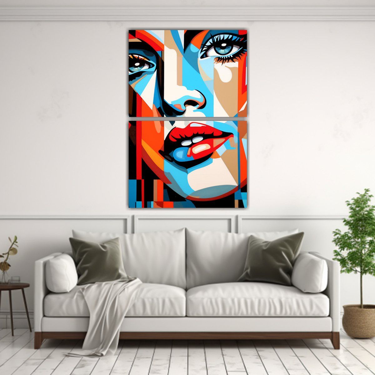 GENERICO - Pintura Acrílica Sobre Lienzo De Fantasía 30x40 Cm