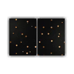 GENERICO - Patrón Retro Elegante En Negro Para Pinturas 40x30 Cm