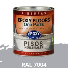 EPOXY - PINTURA ALTO TRANSITO - FLOORS - 1L RAL 7004