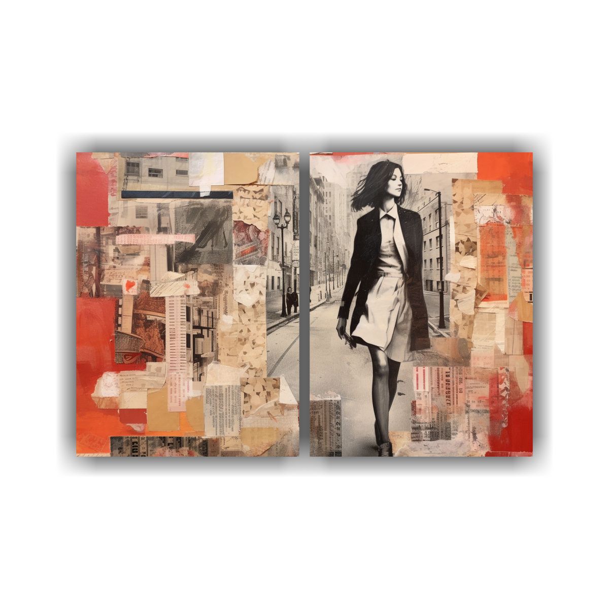 GENERICO - Pintura Mural Cuadro En Técnica Mixta Estilo 40x30 Cm