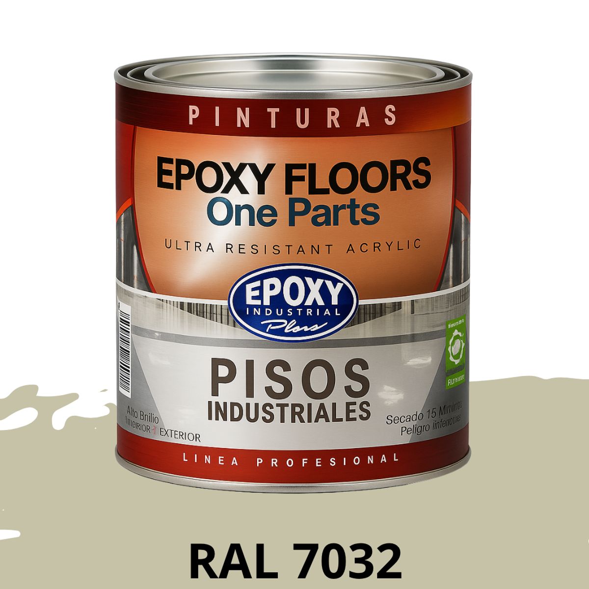 EPOXY - PINTURA ALTO TRANSITO - EPOXY FLOORS - 1L  RAL 7032