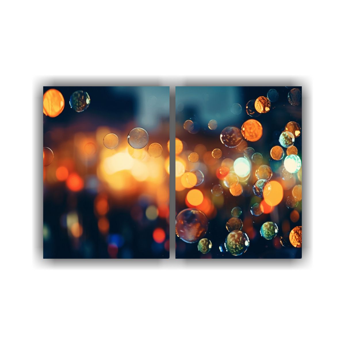 GENERICO - Pinturas Decorativas Con Efecto Bokeh En Fine 40x30 Cm