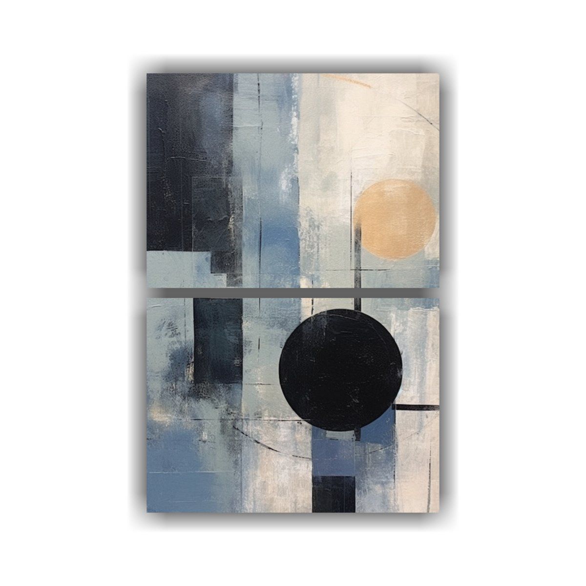 GENERICO - Pinturas Decorativas Minimalistas De Tonos 30x40 Cm