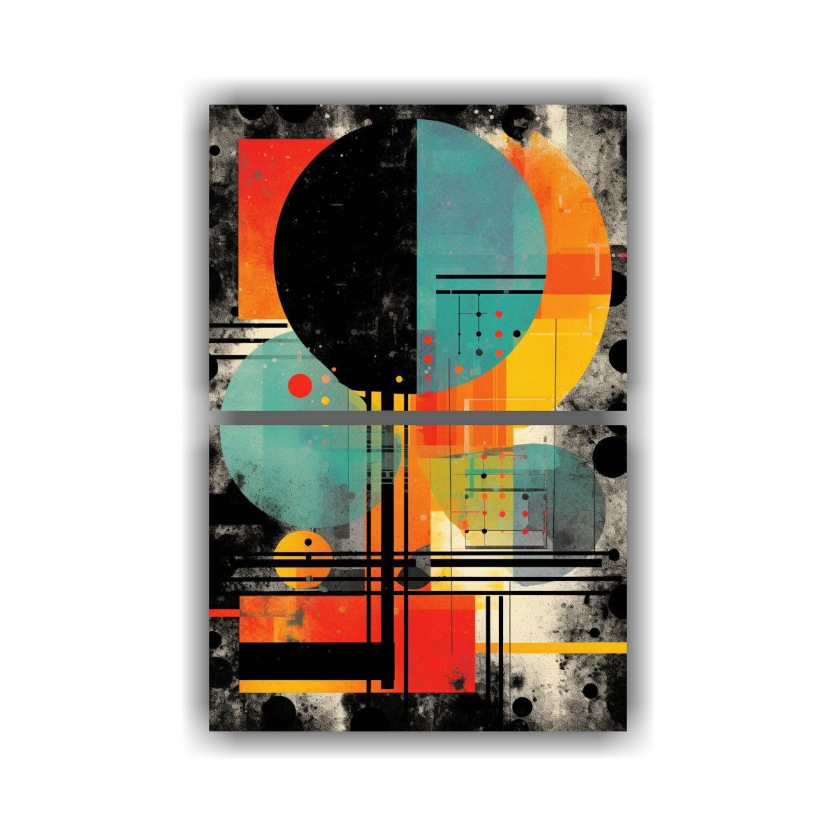 GENERICO - Pinturas Decorativas Acuarela Abstracta Estilo 30x40 Cm