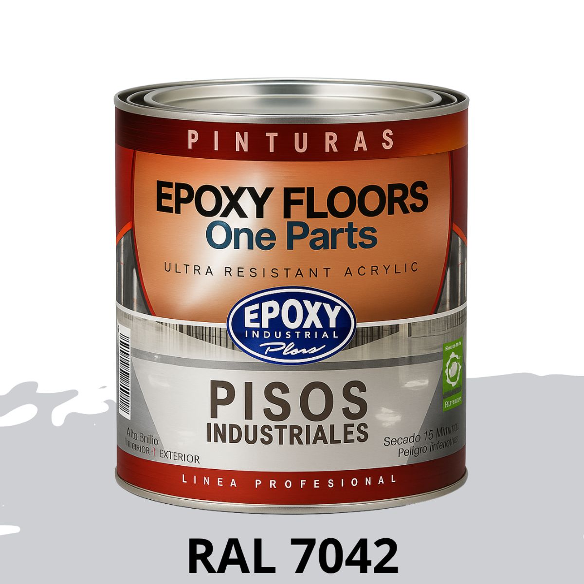 EPOXY - PINTURA ALTO TRANSITO - EPOXY FLOORS - 1L  RAL 7042