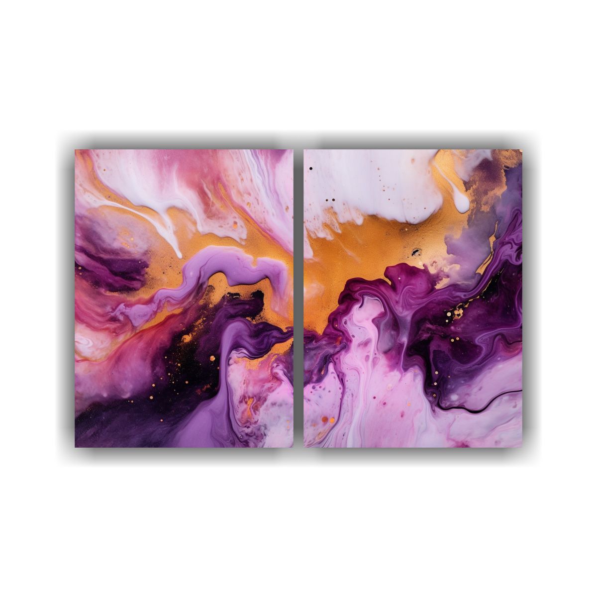 GENERICO - Arte De Pared Moderno Clásico Con Salpicaduras 40x30 Cm