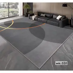 GENERICO - ALFOMBRA PARA LIVING ANTIDESLIZANTE CON DISEÑOS TRIDIMENCIONALES
