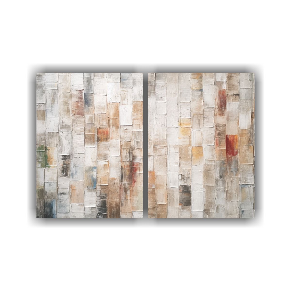 GENERICO - Cuadro Decorativo Con Textura De Pinceladas Al 80x60 Cm
