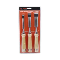 SMART TOOLS - Juego de Formones para Madera - 3 Piezas