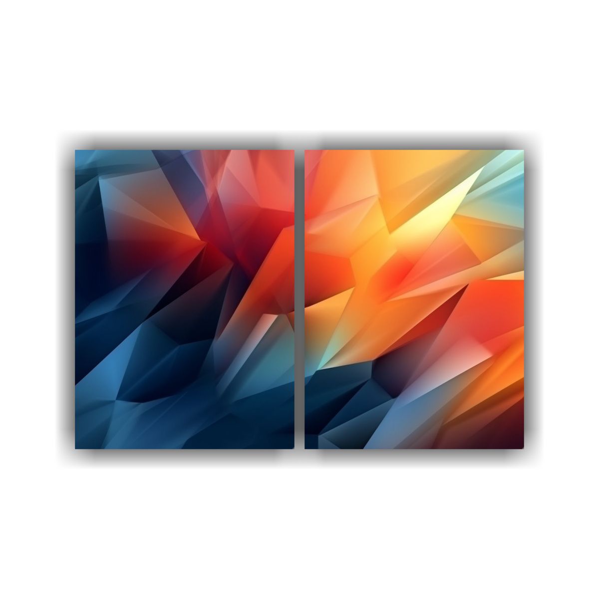 GENERICO - Decorativos Lienzos Horizontales Abstractos Para 40x30 Cm