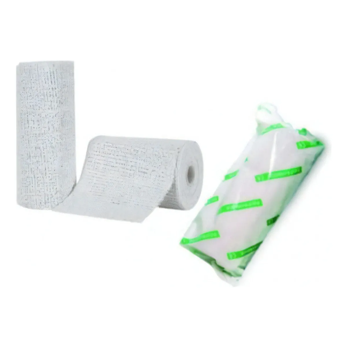 GENERICO - Pack 5 Vendas De Yeso 10 Cm Mts Color Blanco