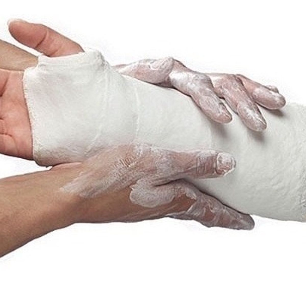 GENERICO - Pack 5 Vendas De Yeso 10 Cm Mts Color Blanco