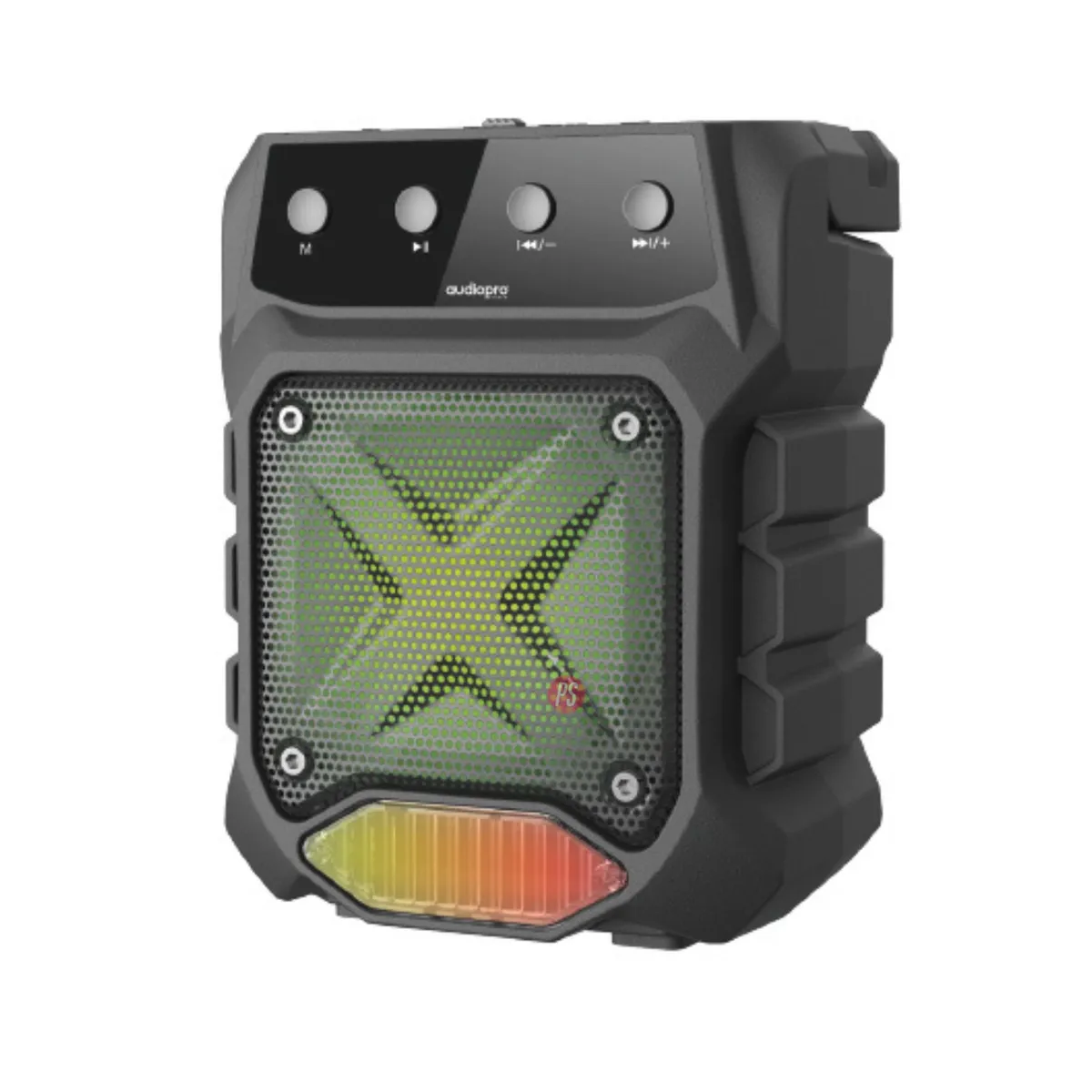 AUDIO PRO - Parlante Bluetooth Con Micrófono E Iluminación Rgb Negro - Ps