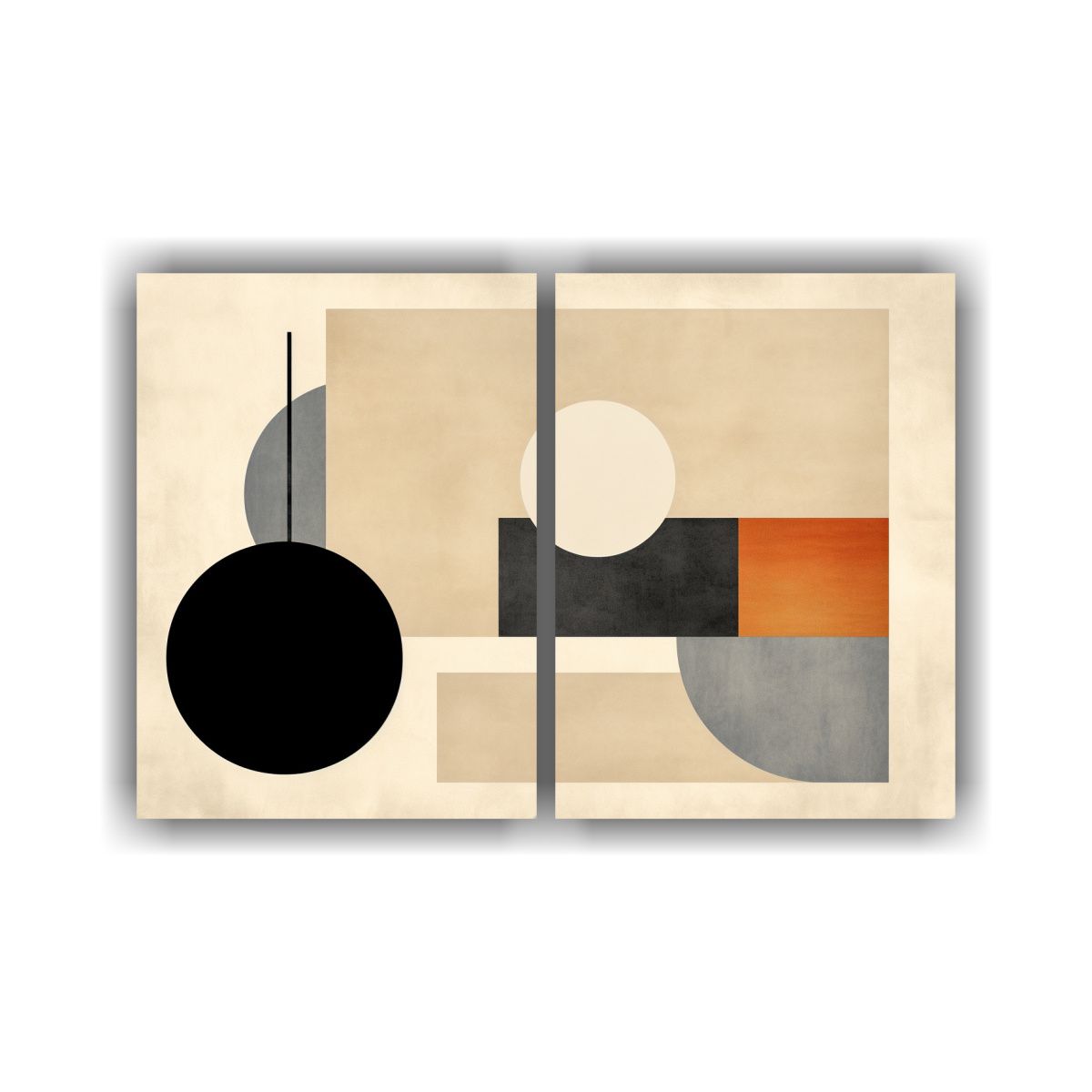 GENERICO - Pinturas Conceptuales En Bastidor Arte Moderno 40x30 Cm