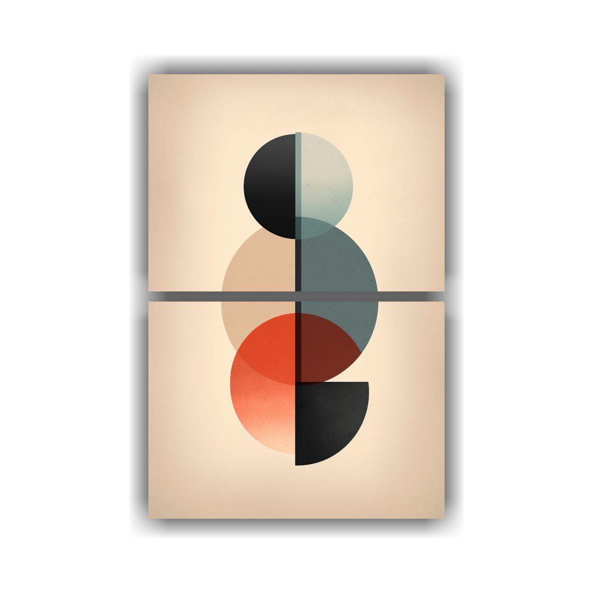 GENERICO - Pinturas Abstractas Minimalistas Expresión 30x40 Cm