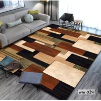 ALFOMBRA PARA LIVING ANTIDESLIZANTE CON DISEÑOS TRIDIMENCIONALES