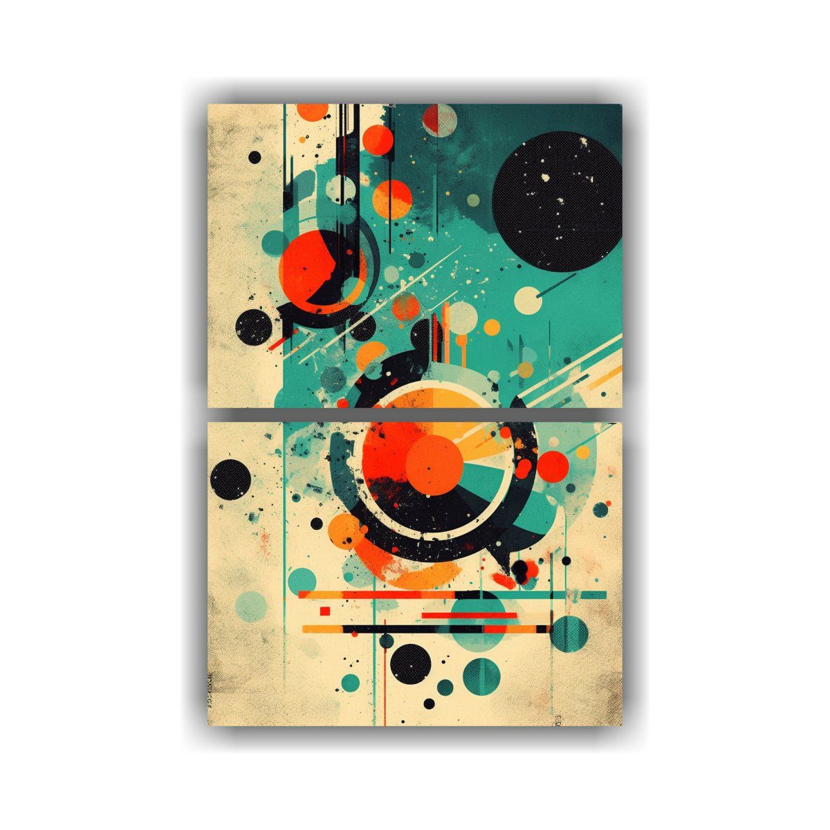 GENERICO - Cuadro Fotografía Alegre Colores Sólidos 30x40 Cm