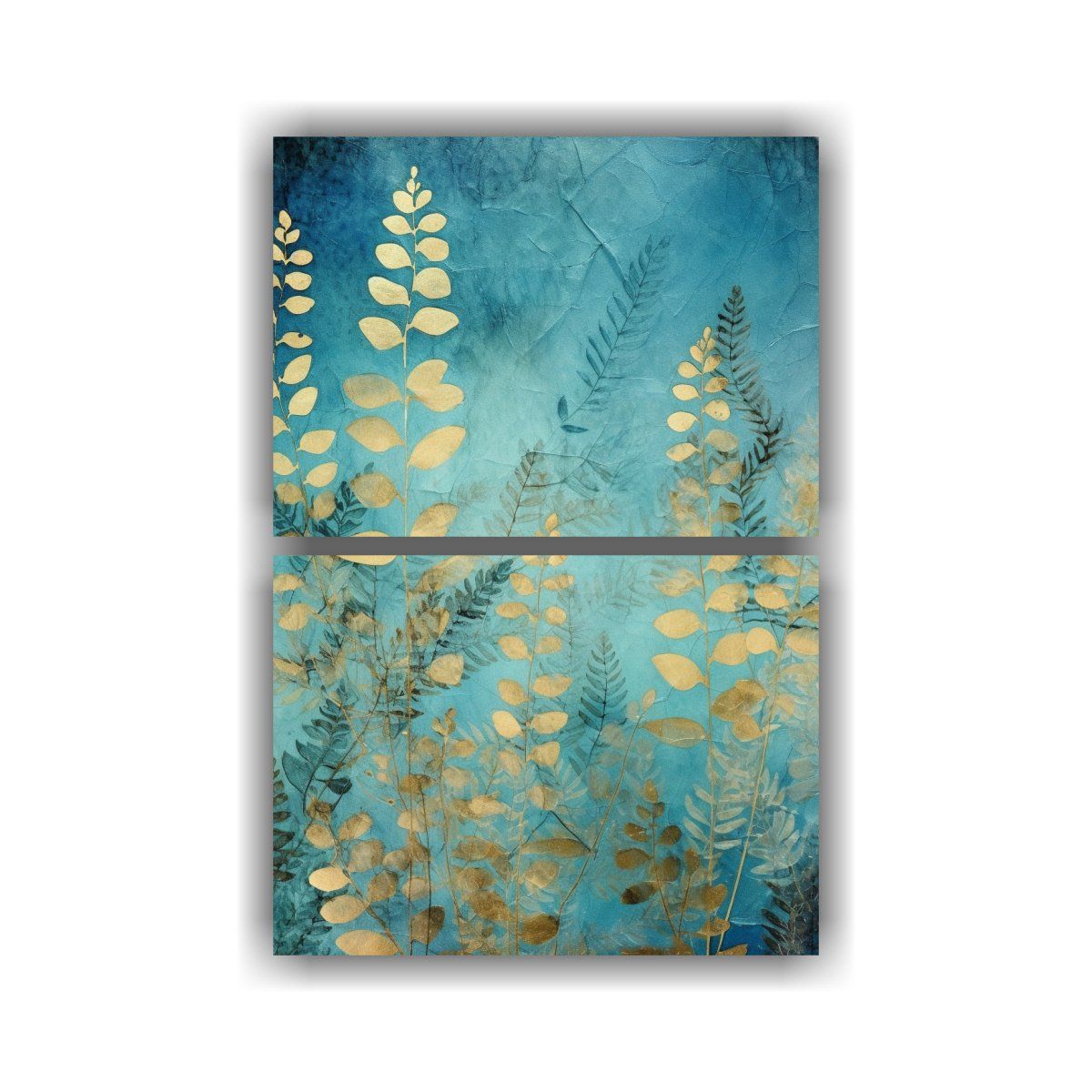 GENERICO - 2 Telas En Bastidor De Alta Calidad Para Oficina 30x40 Cm