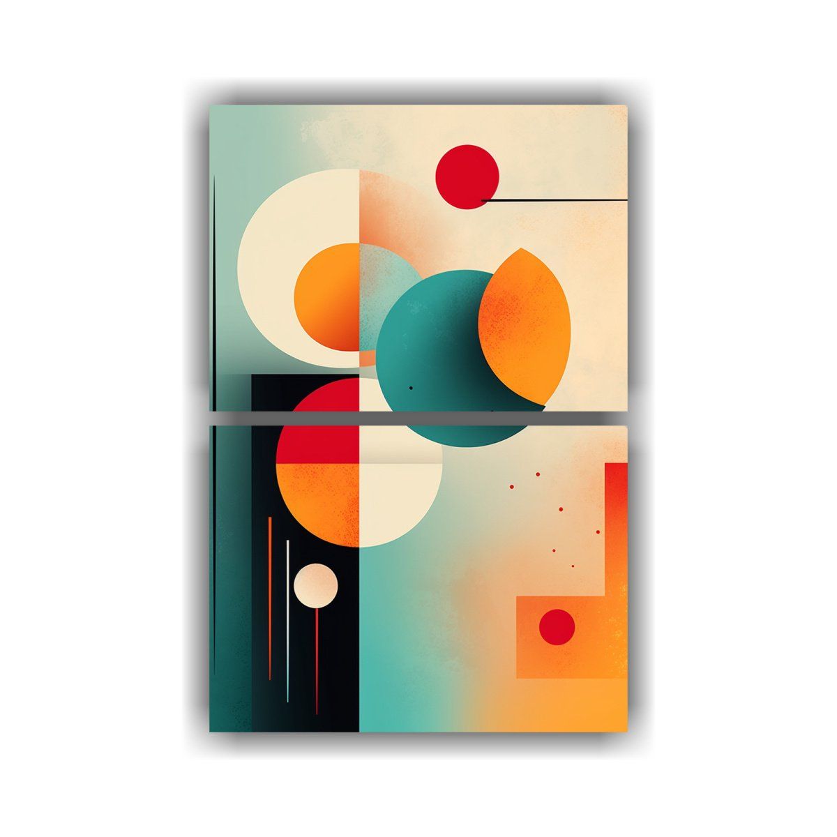 GENERICO - Pinturas Abstractas Decorativas Para Dormitorio 30x40 Cm