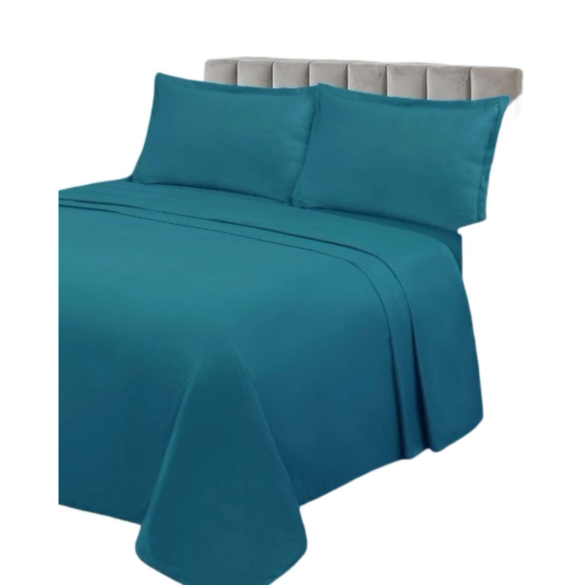 GENERICO - JUEGO DE SABANA DE GENERO 2 PLAZA TURQUESA