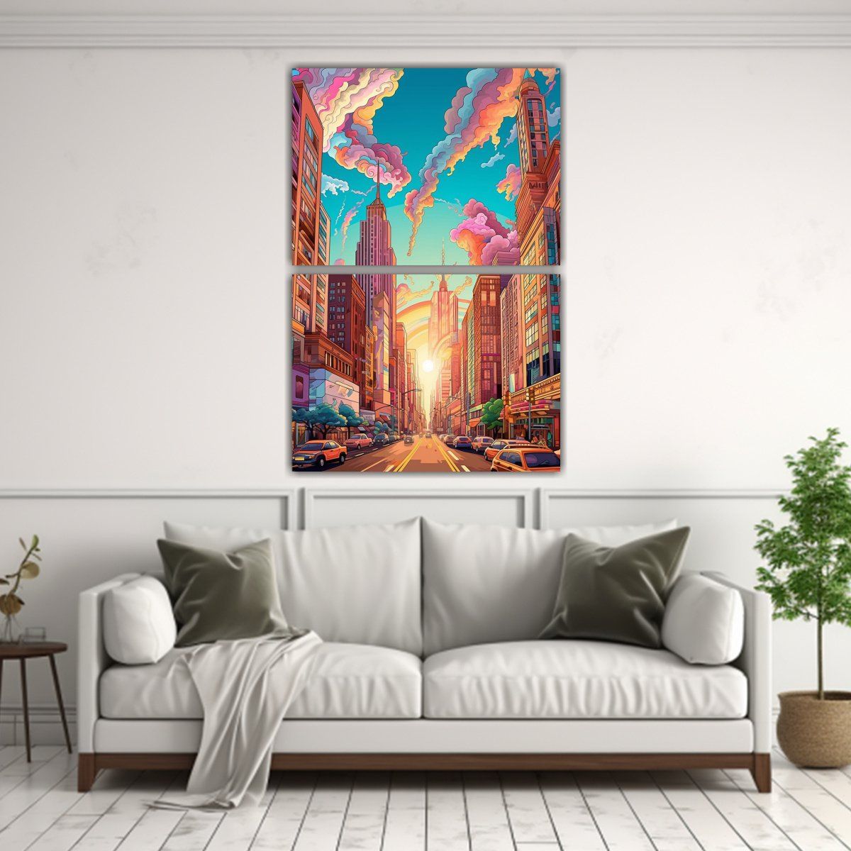 GENERICO - Pinturas Decorativas Enigmáticas De Arte Digital 30x40 Cm