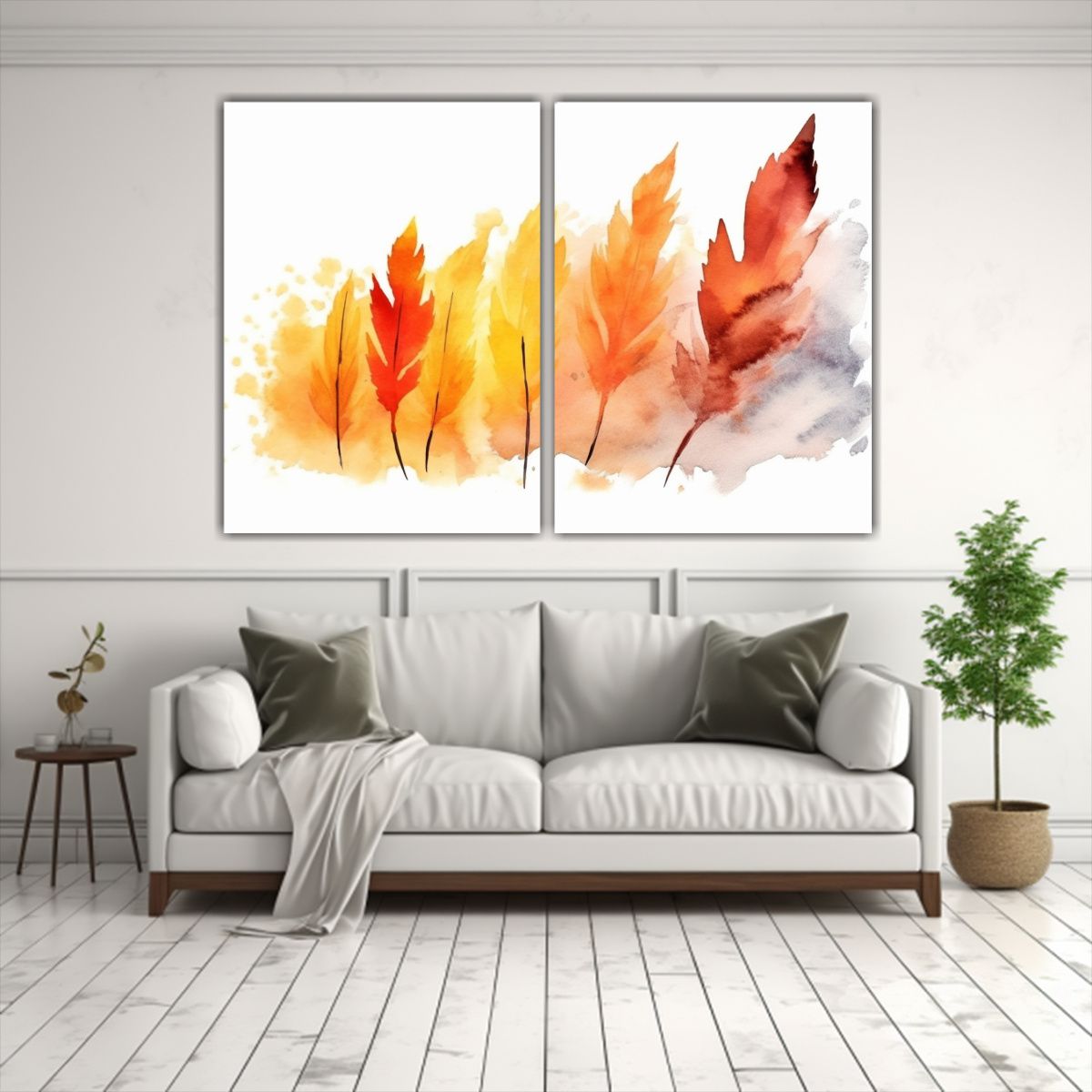 GENERICO - Cuadro Espectacular Salon Pinceladas Con Colores 80x50 Cm