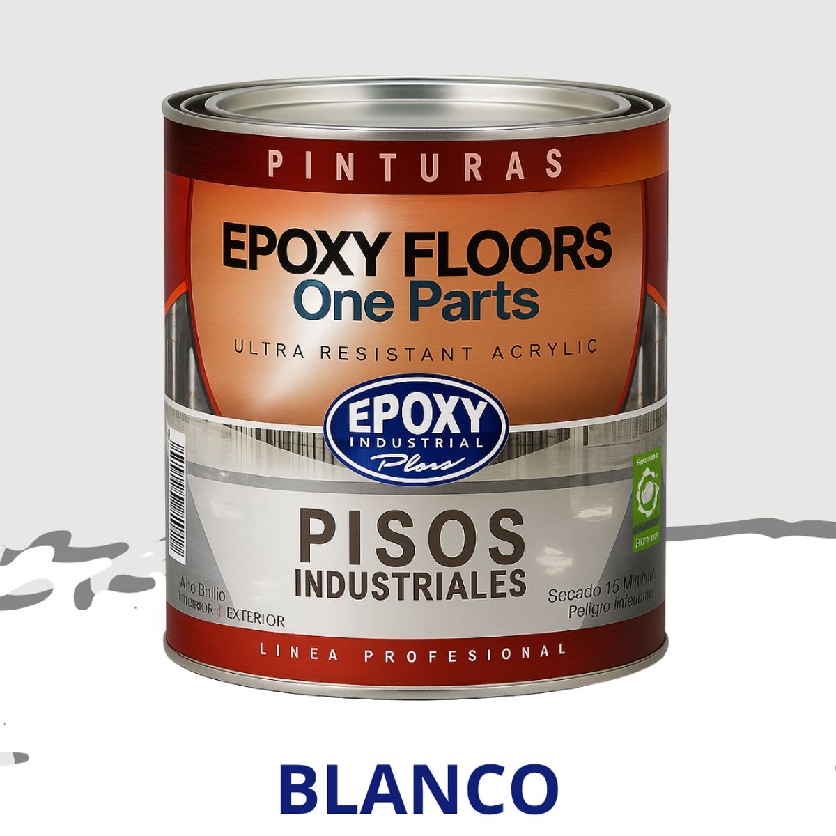 EPOXY - PINTURA ALTO TRANSITO - EPOXY FLOORS - 1L  BLANCO