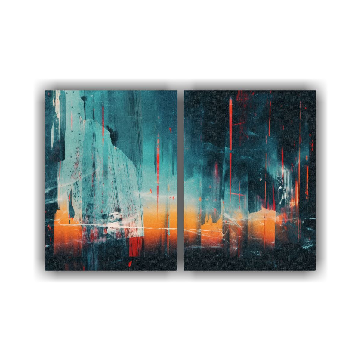 GENERICO - Cuadro Abstracto Para Decorar Con Sensibilidad 80x50 Cm