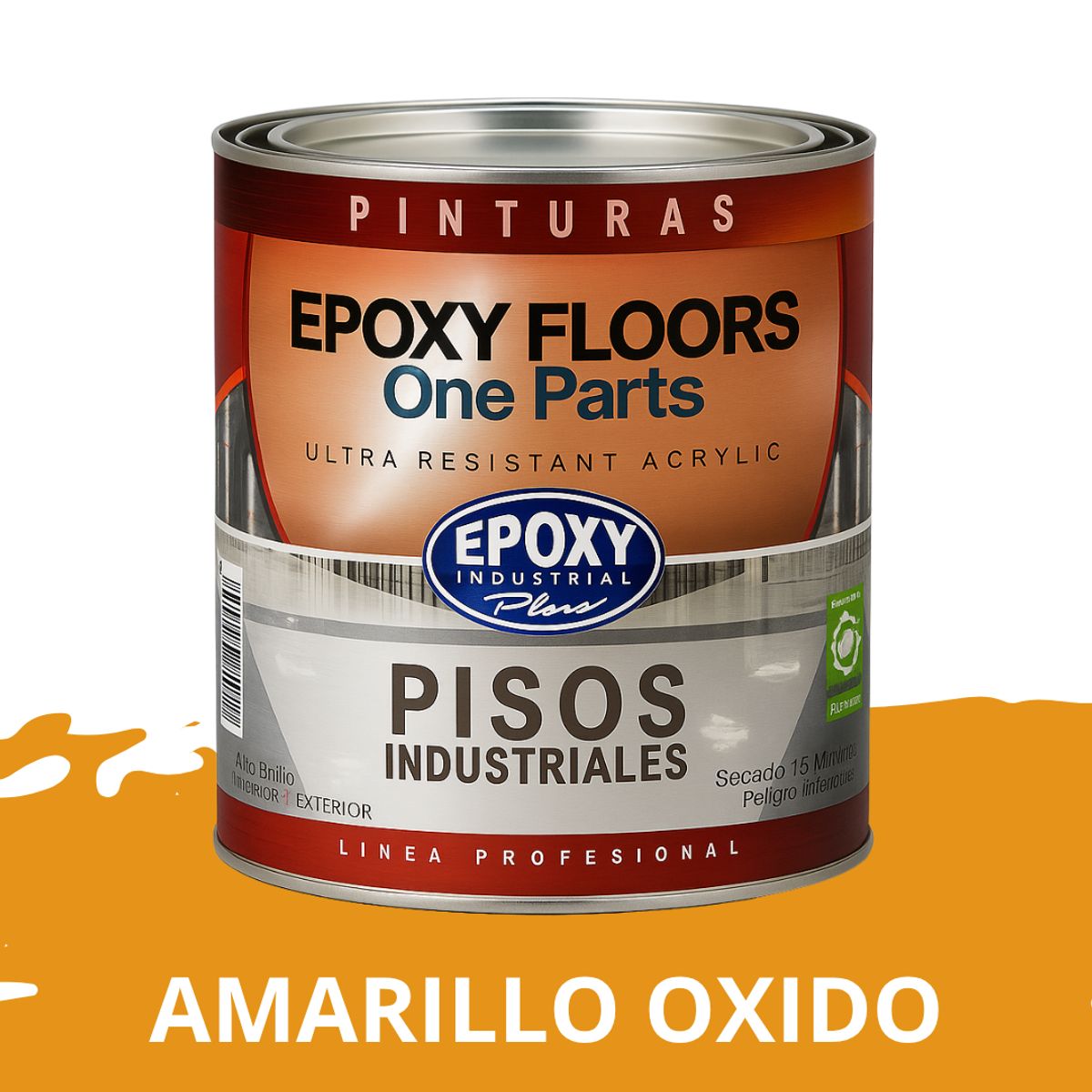 EPOXY - PINTURA ALTO TRANSITO - EPOXY FLOORS - 1L  OCRE