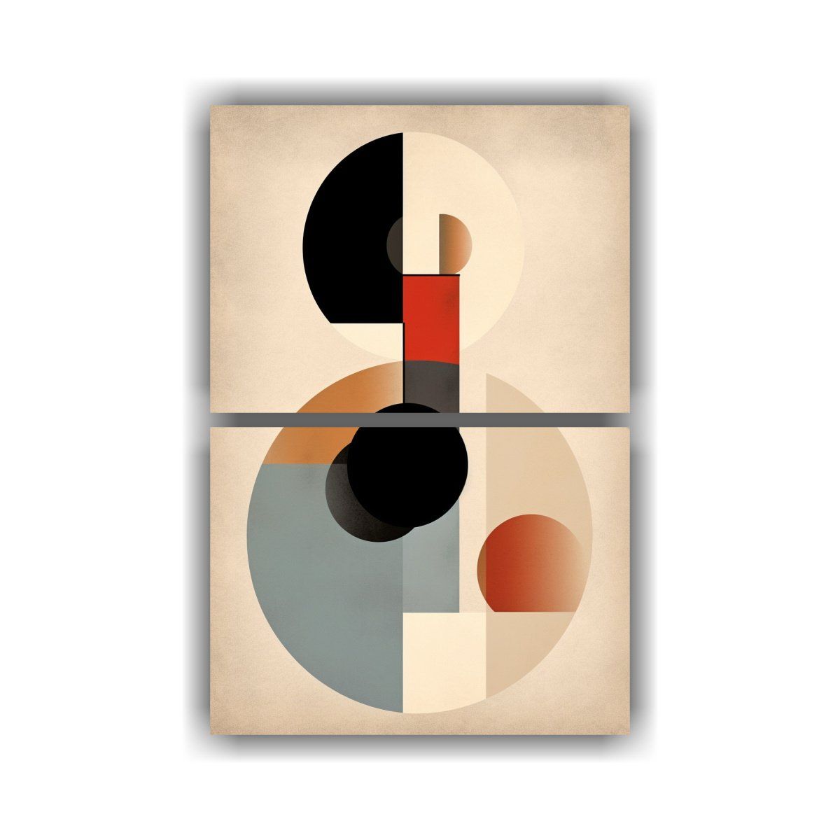 GENERICO - Pinturas Minimalistas Vida Mid Century Para 30x40 Cm