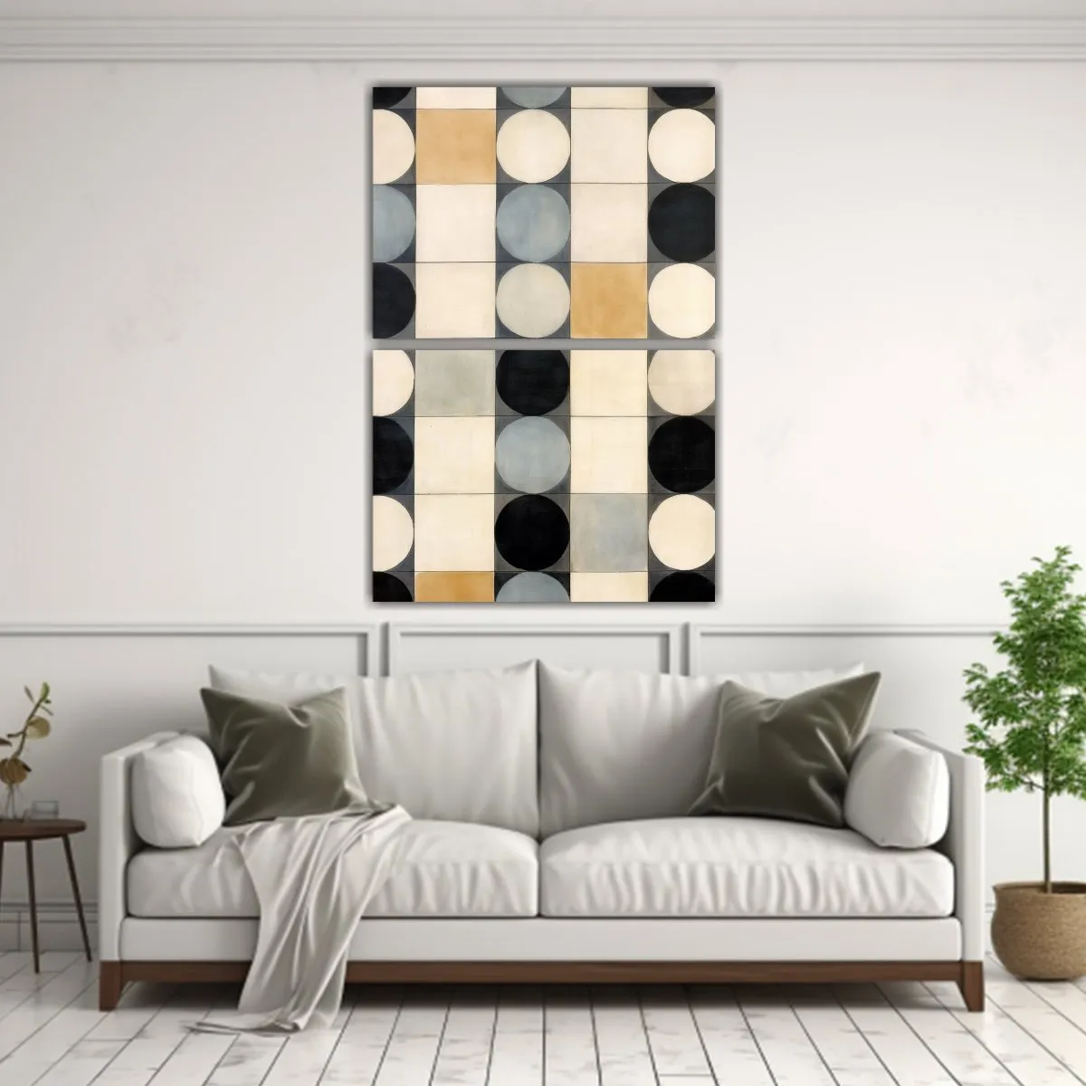 GENERICO - Bastidor Madera Acuarela Agnes Martin Patrones 30x40 Cm