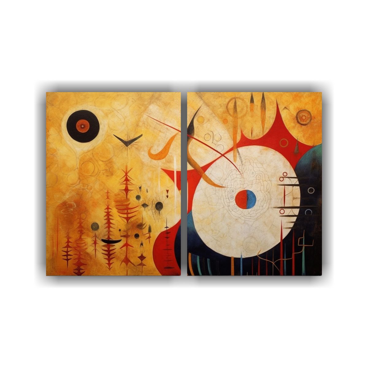 GENERICO - Pinturas Encaústicas Exclusivas De Alto 80x50 Cm