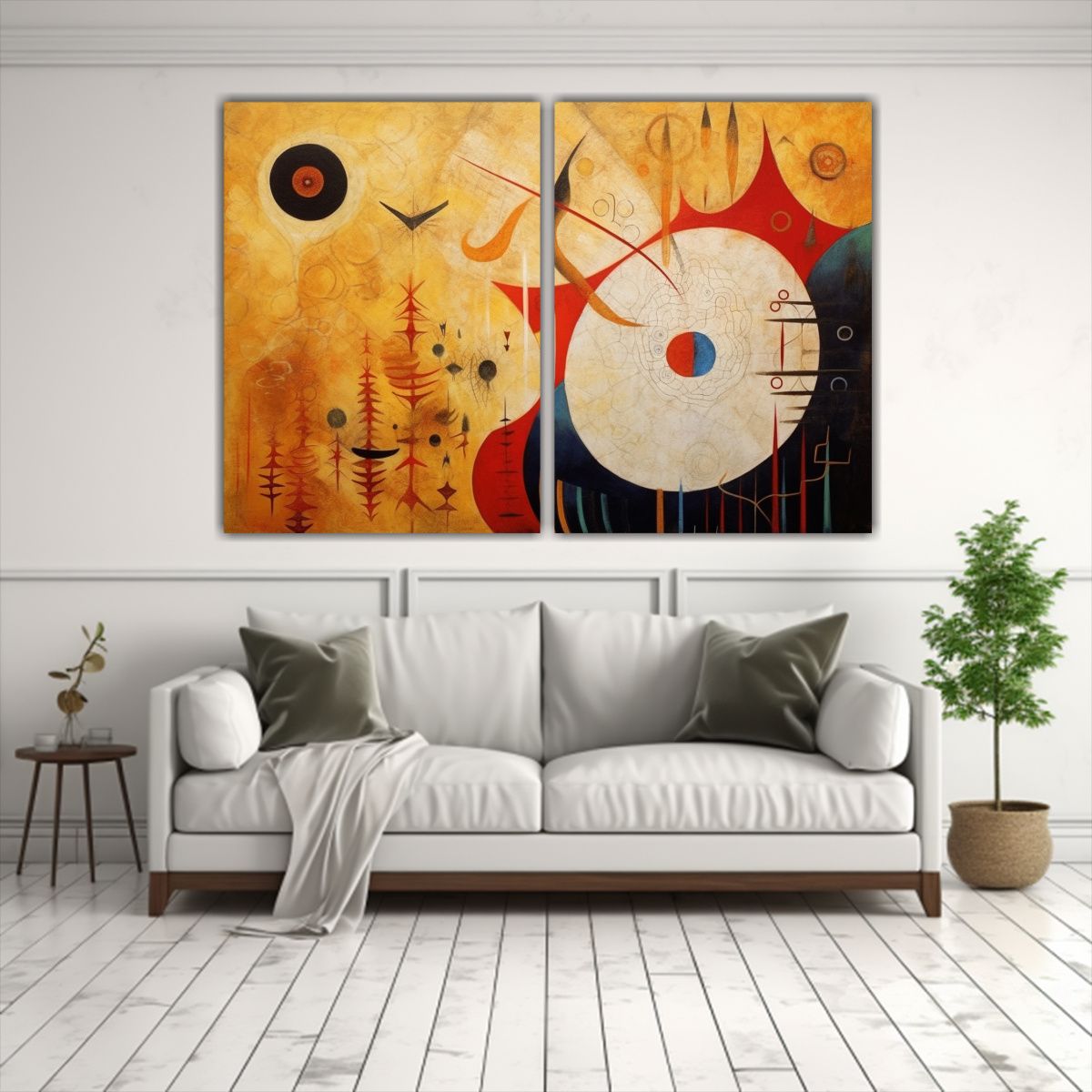 GENERICO - Pinturas Encaústicas Exclusivas De Alto 80x50 Cm