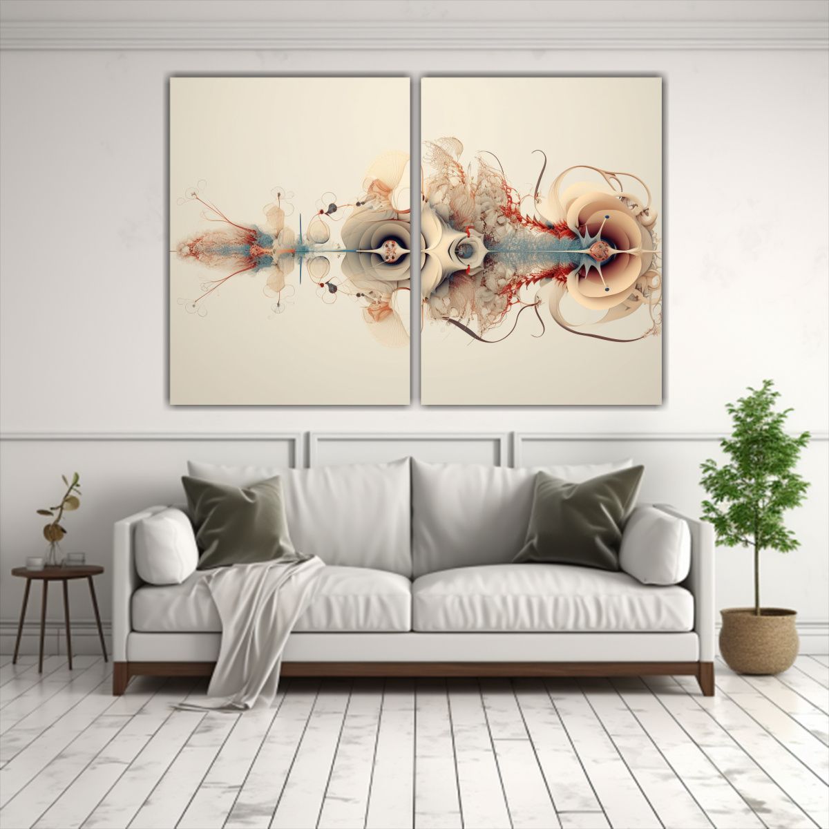 GENERICO - Cuadros Decorativos Con Protagonismo De Esferas 80x50 Cm