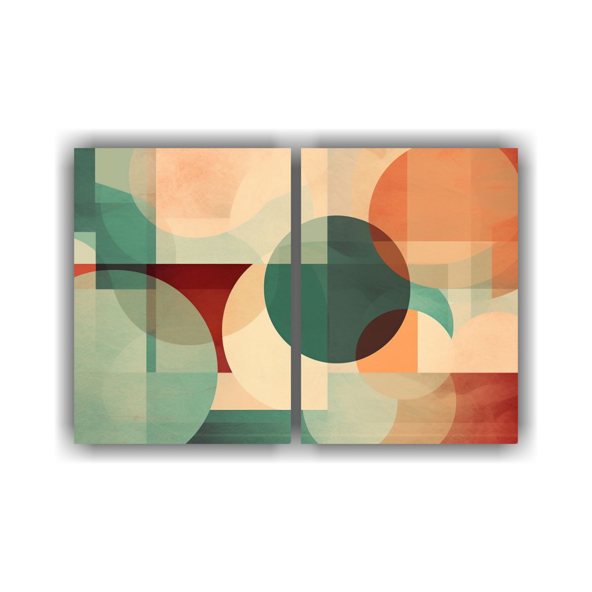 GENERICO - Arte Abstracto Minimalista Retro Para Decorar 40x30 Cm
